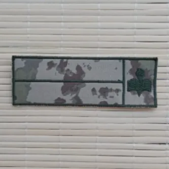 İzmir Askeri Malzeme Kara Kuvvetleri Karacı Kamuflaj Renkli Soyadı Ve Kan Grubu Öğretmen Nakış Isimlik Arma Patch