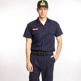 İzmir Askeri Malzeme Asayiş Lacivert Renkli Kısa Kollu Alt Üst Takım