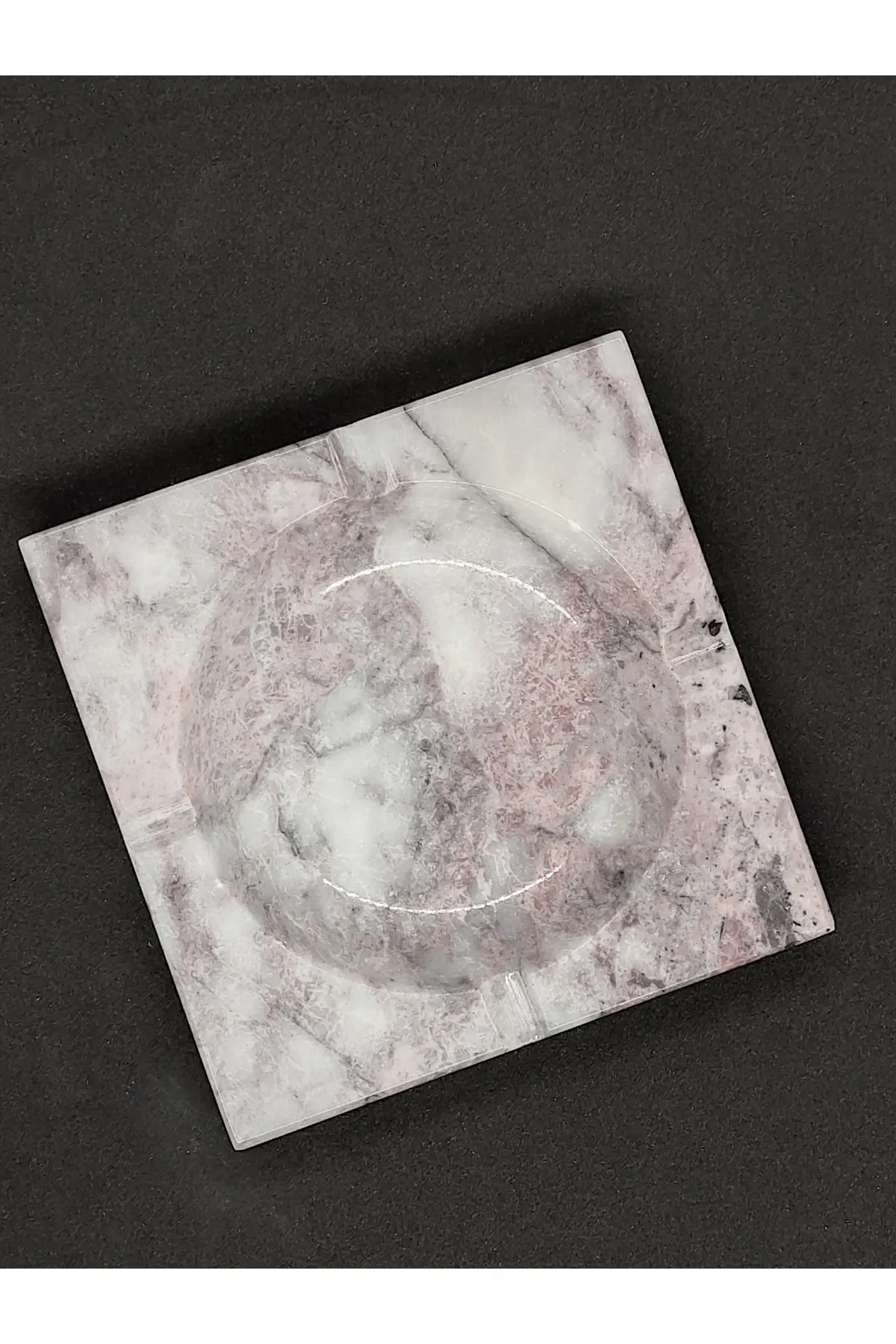 Pergamon Lilac (LEYLAK) Mermer Küllük Kül Tablası görsel 4