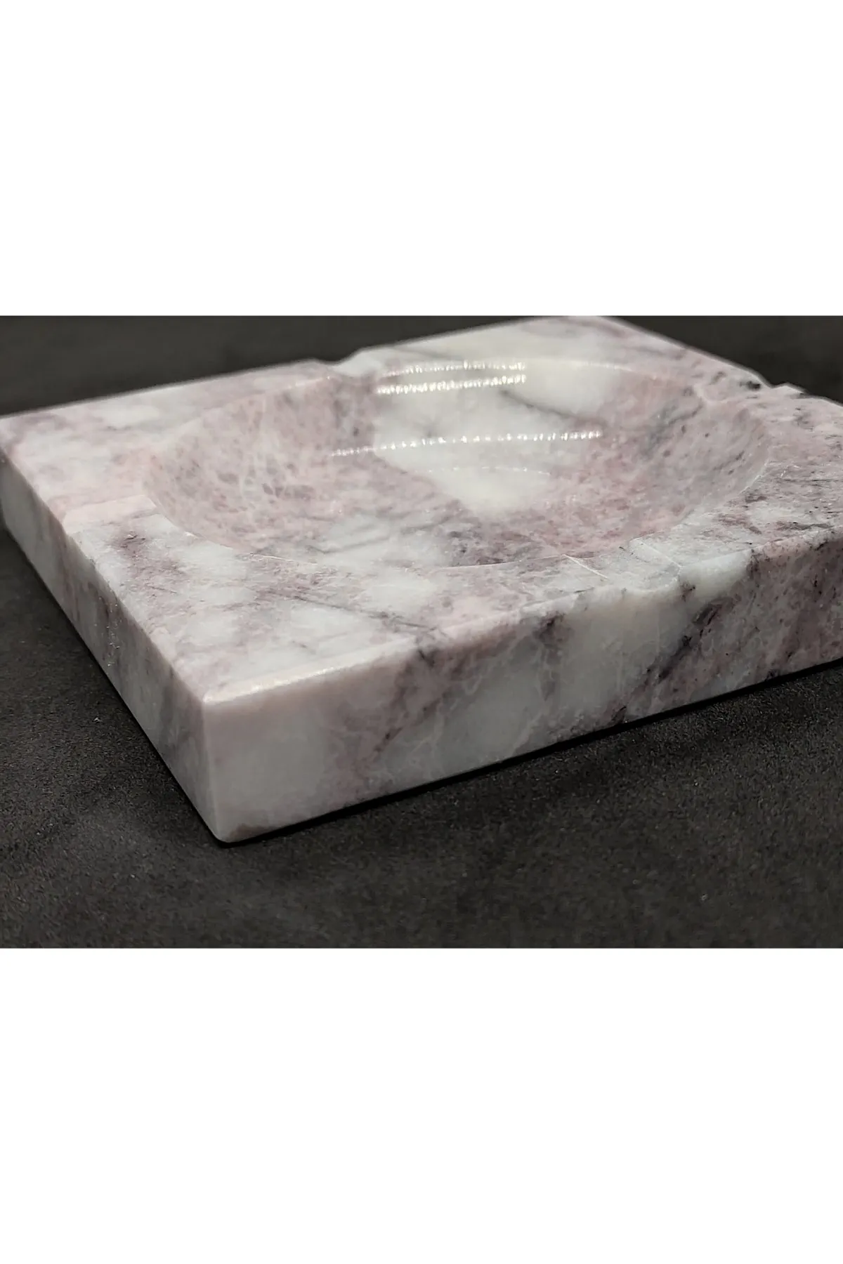Pergamon Lilac (LEYLAK) Mermer Küllük Kül Tablası görsel 5