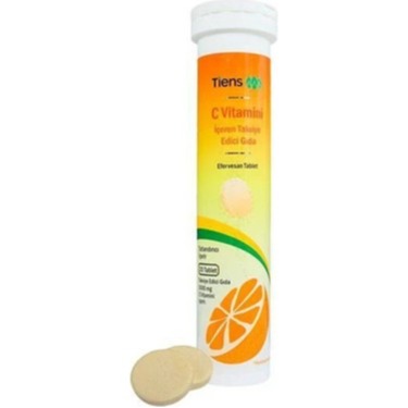 BAHASAM TIENS C Vitamini İçeren Efervesan Takviye Edici Gıda