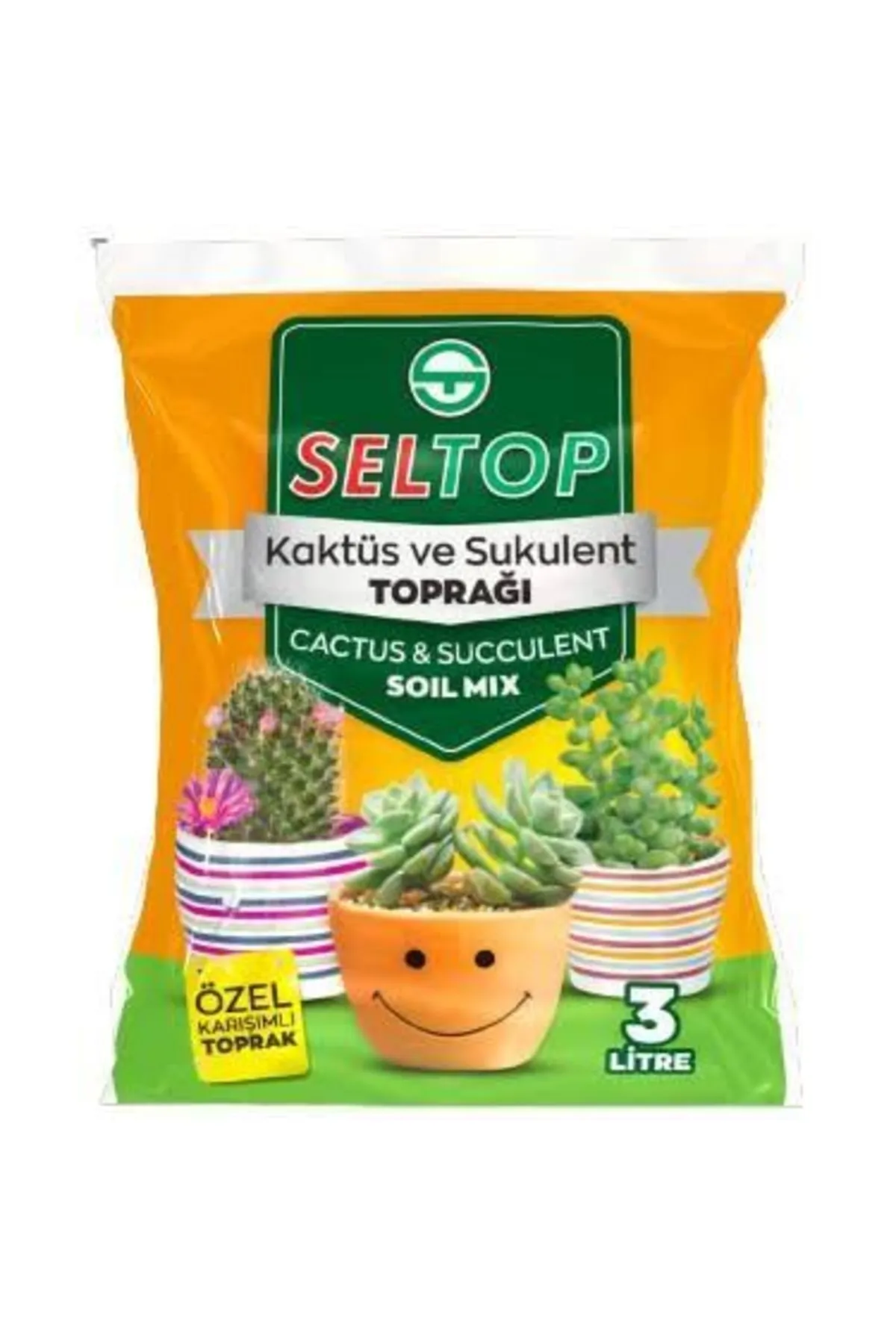 MY-NİL 3 Lt Kaktüs Ve Sukulent Toprağı, Çiçek Toprağı, Torf, Saksı Toprağı, Süs Bitkisi Toprağı. görsel 2