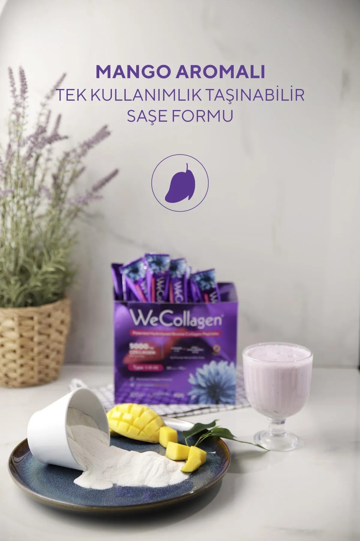 SARYA COSMETİC Toz Şase 5000 Mg Kolajen Tip 1-2-3 Arı Sütü Biotin %100 Saf Ve Doğal Takviye 30 Gün görsel 4
