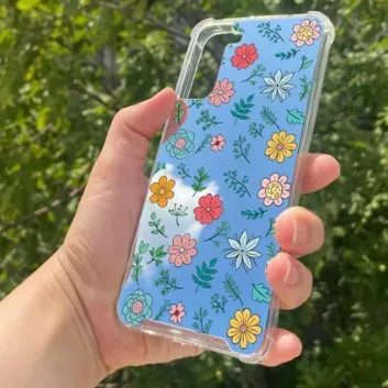 Exporanto Samsung S21 Plus Uyumlu Aynalı Yeşil Desenli Darbe Kamera Korumalı Silikon Telefon Kılıfı 1