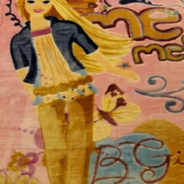 Lisanslı Barbie Soft Halı-158