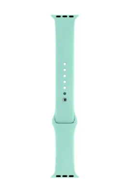 Markacase Apple Watch Series 4 5 Için 44 Mm Large Beden(m/l Sıze) Silikon Kordon Deniz Yeşili