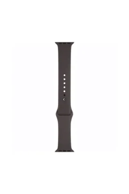 Markacase Apple Watch Series 4 5 Için 44 mm Large Beden(m/l Sıze) Silikon Kordon Kahverengi