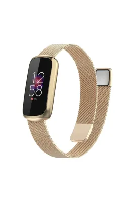 MarkaCase Fitbit Luxe Milanese Metal Manyetik Saat Kordonu