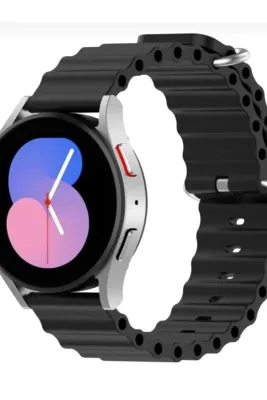 MarkaCase Garmin Vivoactive 4 Için Ocean Loop Silikon Kordon 22MM