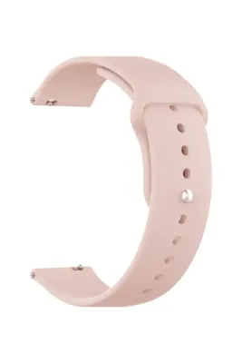 MarkaCase Fossil Watch Gen 6 Için Spor Silikon Kordon Kum Pembe
