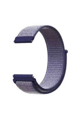 MarkaCase Fossil Watch Gen 6 Için Dokuma Kordon Gece Mavisi
