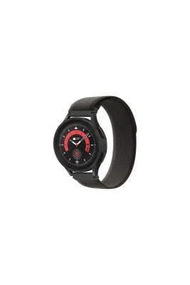 MarkaCase Amazfit Pace İçin Trail Kordon 22MM - Siyah/Gri