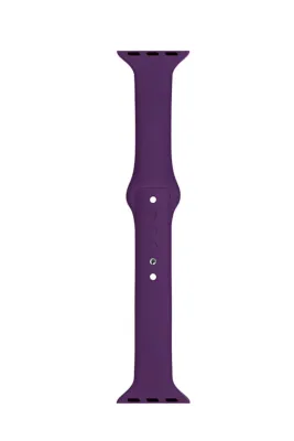 MarkaCase Apple Watch Seri 4 5 6 Için 44 Mm Slim Silikon Kordon Mor