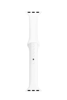 MarkaCase Apple Watch Seri 1 2 3 Için 42 Mm Slim Silikon Kordon Beyaz
