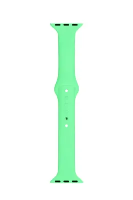 MarkaCase Apple Watch Seri 4 5 6 Için 44 Mm Slim Silikon Kordon Marine Green