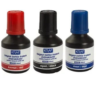 Reyonon Beyaz Tahta Kalem Mürekkebi 3 Lü Set Siyah/kırmızı/mavi 30 ml Tx