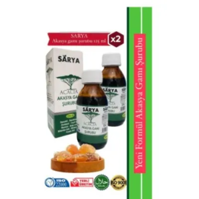 SARYA COSMETİC Acacia Akasya Gamı Şurubu (2 adet ) 125 ml