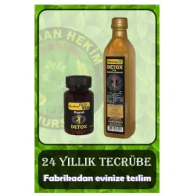 SARYA COSMETİC Fit X Nit Sirke + Fit X Slim 60 Kapsül Detox Seti