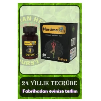 SARYA COSMETİC Fit X Plus 60 Süzen Poşet Çay Fit X Slim 60 Kapsül Detox Seti