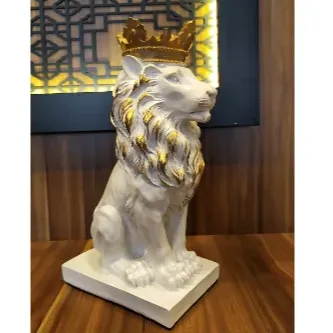MYK HEDİYE VE SANAT ATÖLYESİ Aslan Kral Büyük Boy Heykel