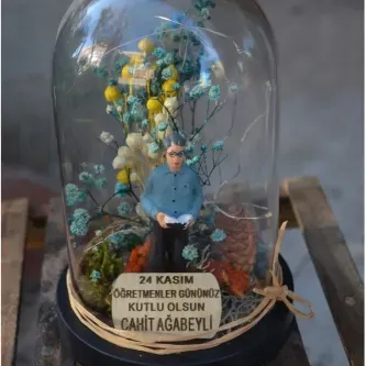 MYK HEDİYE VE SANAT ATÖLYESİ Öğretmenler Günü Hediyesi Öğretmen Fanus Peri Ledli