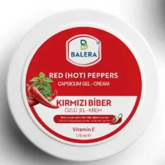 BALERA Selülit Jeli 175ml - Sıkılaştırıcı Etkili Kırmızı Biber Ve Acı Biber Özlü Masaj Jeli